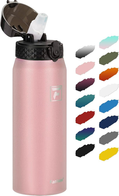 Fanhaw 24 oz Insulated Stainless Steel Water Bottle by FANHAW