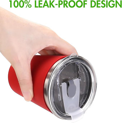 Kids Stainless Steel Cups with Lids, Spill Proof Metal Tumblers With Stainless - Image 3
