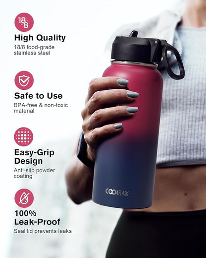 Water Bottle 32 oz Insulated - Image 3