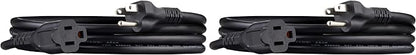 Amazon Basics Indoor Extension Cord, 3 Prong Outlet Extender Power Cord by AmazonBasics