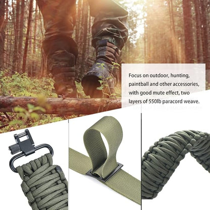 Double Braide 550LB Shotgun Sling 2 Point Paracord Rifle Sling, Non-Slip - Image 5