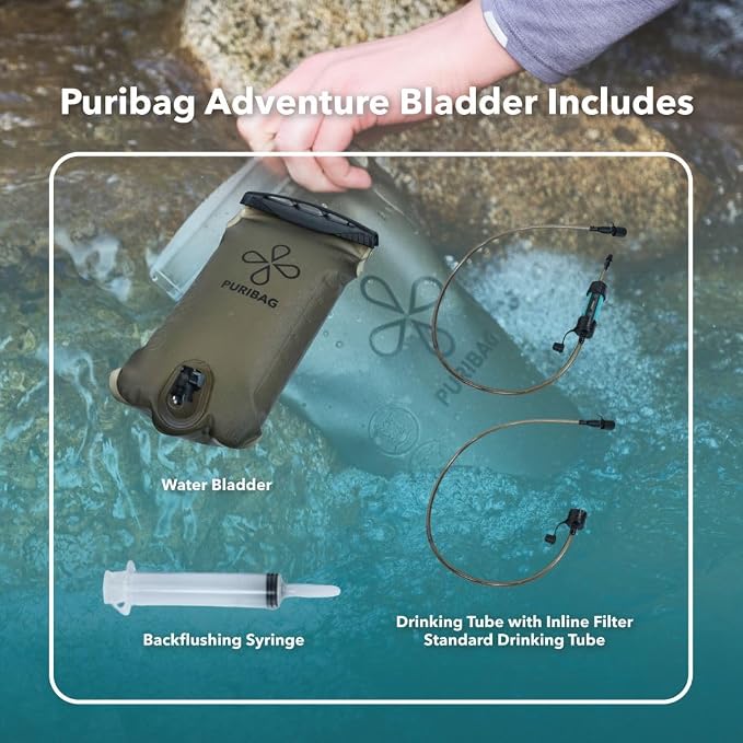 Puribag Adventure Bladder: 2 Liter Hydration Bladder - Image 7