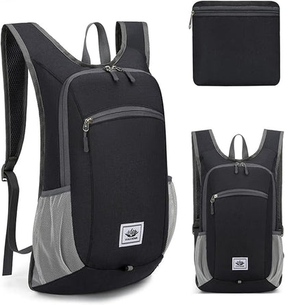 DOJUNS Hiking Backpack 15L Small Travel Backpack Lightweight Foldable Daypack by DOJUNS