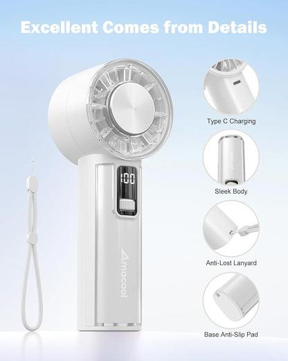 AMACOOL Handheld Fan with Ice Cooler, Mothers Day Gifts - Image 7