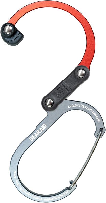 GEAR AID HEROCLIP 360° Swivel Carabiner Gear Clip and Hook - Image 2