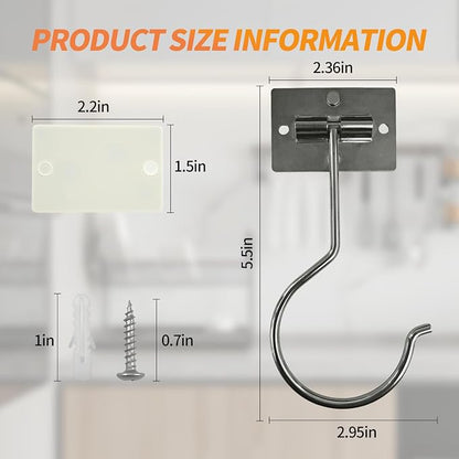 2PCS Banana Hook Under Cabinet, Adhesive Bananas Hanger - Image 2