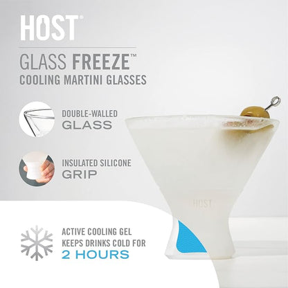 Host Stemless Martini Glasses, Cocktail Glasses, Double Walled Insulated - Image 2