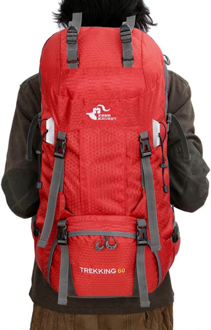 Bseash 60L Waterproof Hiking Camping Backpack - Image 7