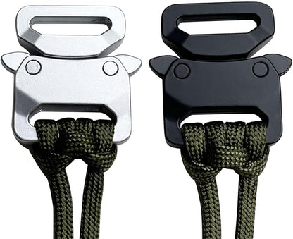 Paracord Bracelet Clips, Quick Release Belt Buckle Metal Shackle Lock - Image 5