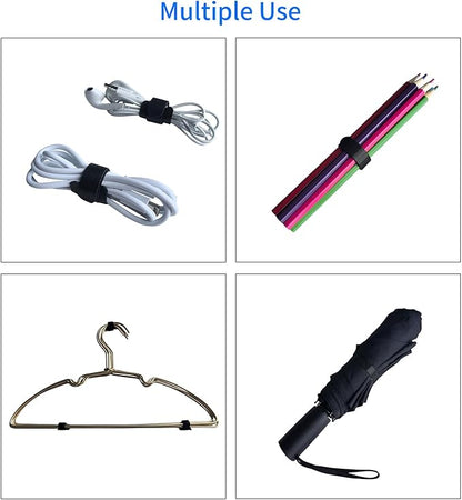 160PCS 6inches Cable Ties Reusable Multi-Colour Cord Straps Multi-Purpose Wire - Image 5