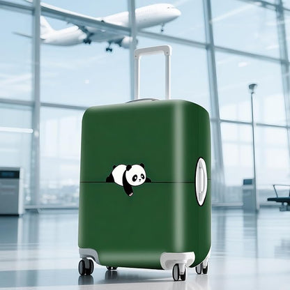 ANNA QUEEN Panda Travel Luggage Cover- Cartoon Cute Stretchable Airplane - Image 9