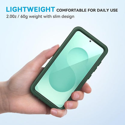 Lanhiem for Samsung Galaxy S25 Case, IP68 Waterproof Dustproof, Built-in Screen - Image 5