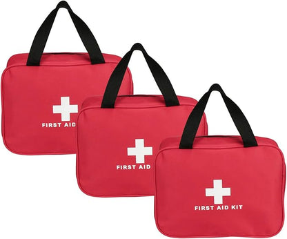 AOUTACC 3 Pack Nylon First Aid Empty Kit, Compact and Lightweight First Aid Bag by AOUTACC
