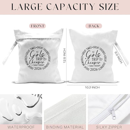 Girls Trip Gifts Wet Dry Bag, Beach Bag Wet Bag Favors, - Image 2