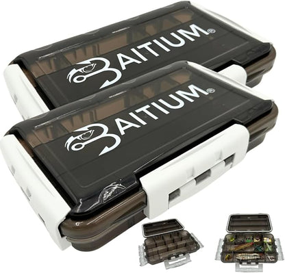 Baitium XTRAseal Waterproof Fishing Tackle Box Organizer, Tackle Boxes by Baitium