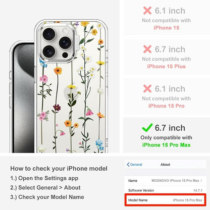 MOSNOVO Case for iPhone 15 Pro Max - Image 2