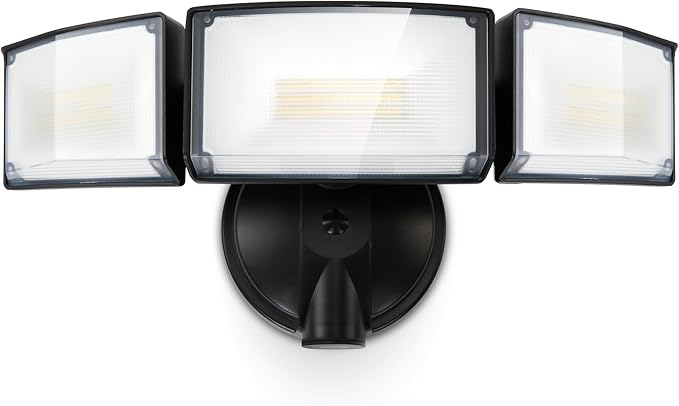 LUTEC 75W 8000 Lumen Floods Light Outdoor, Switch Controlled LED Security Lights by LUTEC