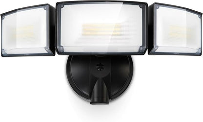 LUTEC 75W 8000 Lumen Floods Light Outdoor, Switch Controlled LED Security Lights by LUTEC