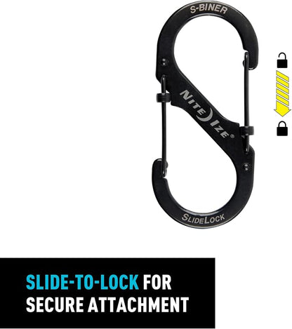 Nite Ize S-Biner SlideLock Stainless Steel Dual Locking Carabiner - Image 4