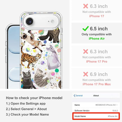 MOSNOVO for iPhone Air Case | Military Grade 6.6ft Drop Tested | Camera Control - Image 2