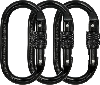 Heavy Duty Locking Climbing Carabiner Clip CE Rated 25 kN 5600 LB Rugged - Image 7