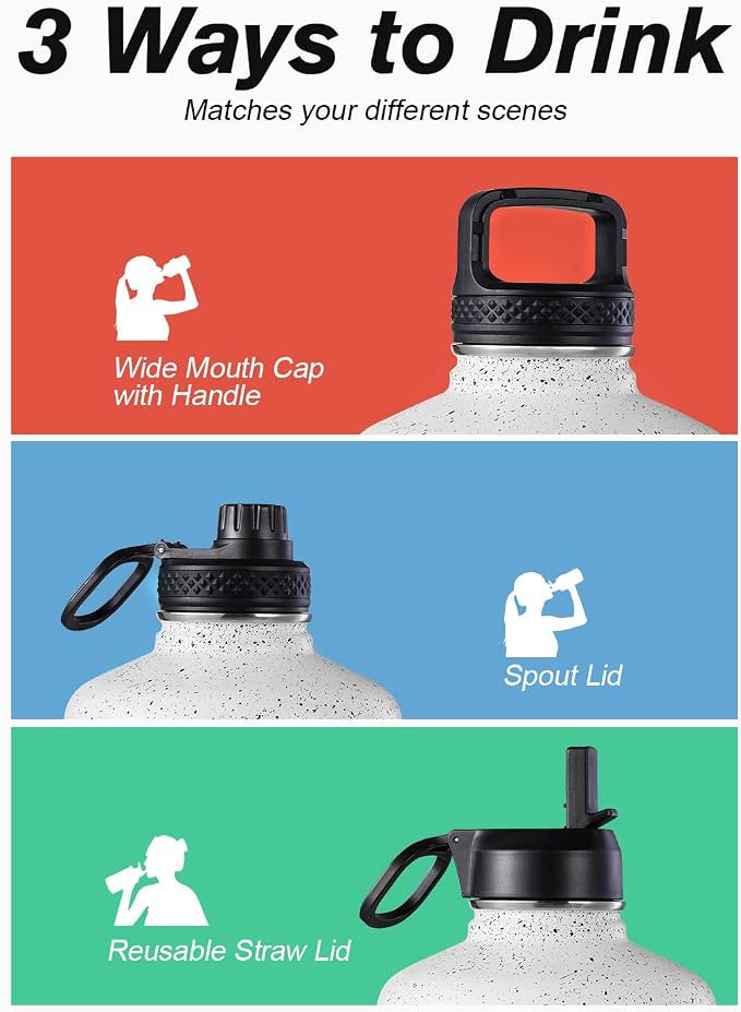 Coolflask 128 oz Gallon Water Bottle Insulated - Image 5