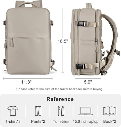 coofay Laptop Travel Backpack For Women Men Airline Approved Carry On Bags For - Image 3