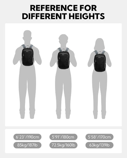 WATERFLY Packable Lightweight Small Backpack: 15L Foldable Mini Hiking Daypack - Image 8