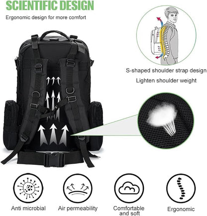 Large Military Tactical Backpack - Image 4