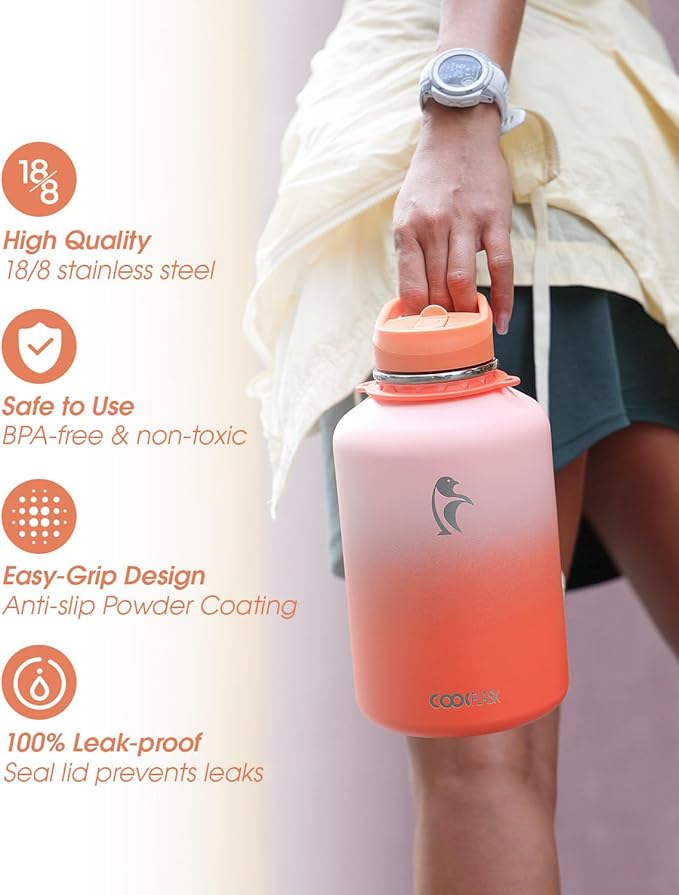 Coolflask 64 oz Water Bottle - Image 5