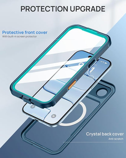 Lanhiem Magnetic for iPhone Air Phone Case, IP68 Waterproof Dustproof Phone - Image 5