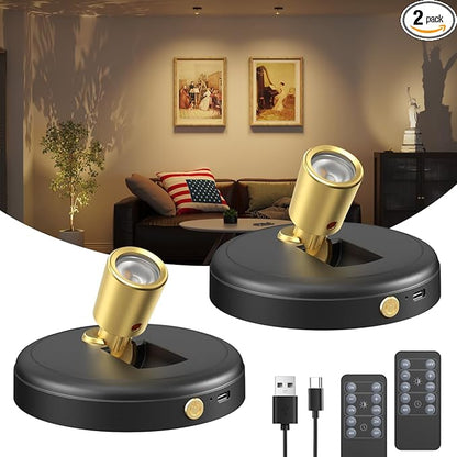Spot Lights Indoor Led Spotlight: Rechargeable Battery Wireless Up Lights Indoor by Unknown