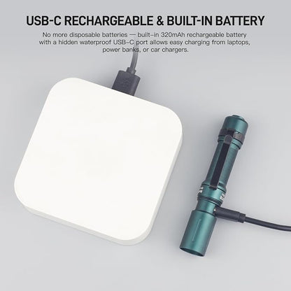 ThruNite Archer Mini Pocket EDC Pen Flashlight, USB-C Rechargeable Mini LED - Image 9