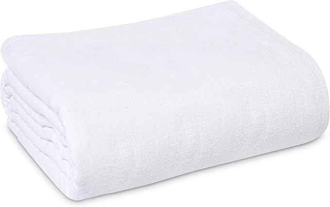 Linteum Textile Cotton Blended Hospital Patient Bath Blanket, Bed Bath Sheet by LinteumTextileSupply