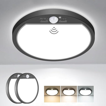 slochi 2Pack Motion Sensor Light Indoor Wired, 8.7 Inch 3000K/4000K/6500K by CeilingLights