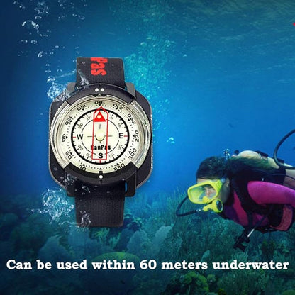 Diving Sighting Wrist Compass for Outdoor Orienteering Mountaineering Hiking - Image 5