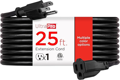 UltraPro Outdoor Extension Cord, 25 Ft, Heavy Duty, UL Certified 3 Prong by UltraPro