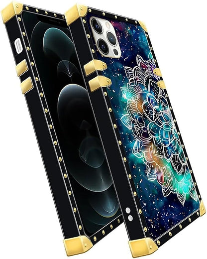 Compatible with iPhone 11 Pro Max Case, Starry Sky Colourful Mandala Luxury - Image 3