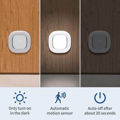 WhitePoplar Motion Sensor Ceiling Light Battery Operated, Wireless Motion - Image 2