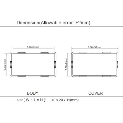 LeMotech 5Pcs ABS Plastic Electrical Project Case Power Junction Box, Project - Image 7