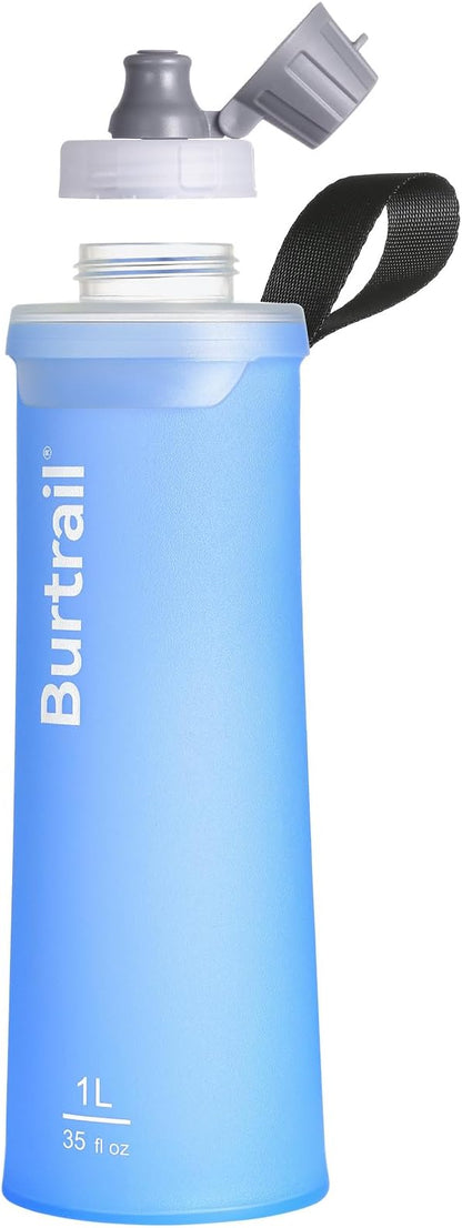 Ultralight Collapsible Water Bottle, Compatible by Burtrail