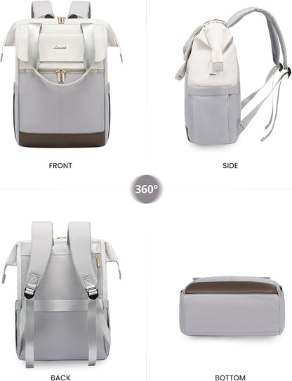 LOVEVOOK Laptop Backpack for Women, 15.6 Inch Work Laptop Bag - Image 9