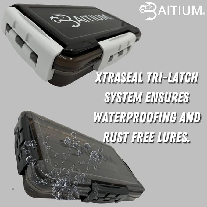 Baitium XTRAseal Waterproof Fishing Tackle Box Organizer, Tackle Boxes - Image 2