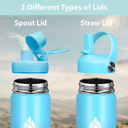 SENDESTAR Stainless Steel Wide Mouth Water Bottle 24oz Double Wall Vacuum - Image 2
