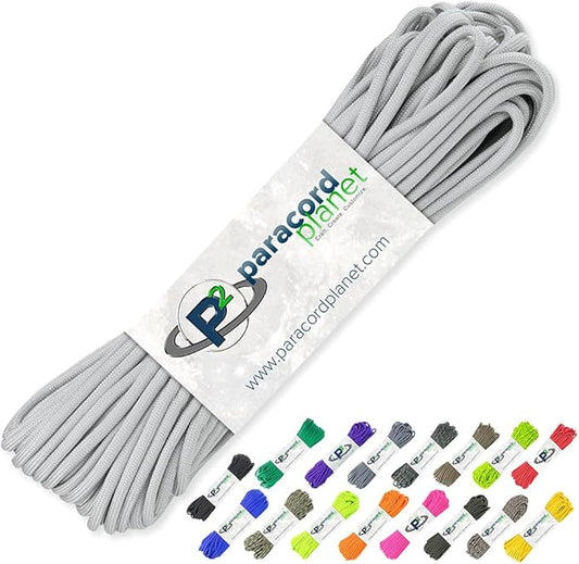 Paracord Planet 100 Feet Hanks Parachute 550 Cord Type III 7 Strand Paracord by ParacordPlanet