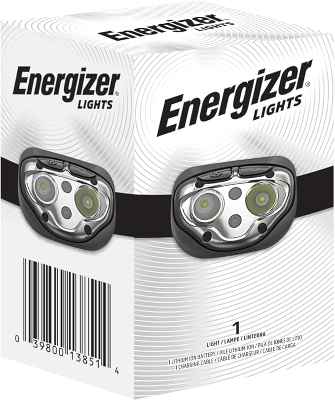 Energizer PRO-400 Headlamp Rechargeable, IPX4 Water Resistant Rechargeable - Image 9