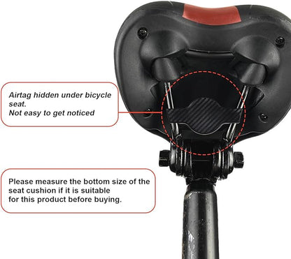 Hidden Airtag Mount for Bike, GPS Tracker Under Seat Waterproof, Bicycle - Image 3