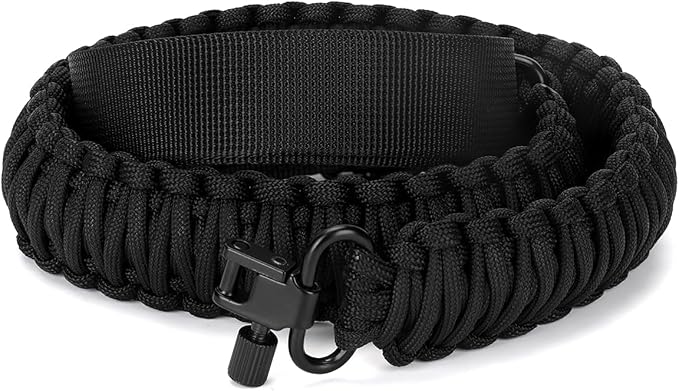 Double Braide 550LB Shotgun Sling 2 Point Paracord Rifle Sling, Non-Slip by FlipfitHoslimar