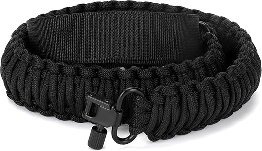 Double Braide 550LB Shotgun Sling 2 Point Paracord Rifle Sling, Non-Slip by FlipfitHoslimar
