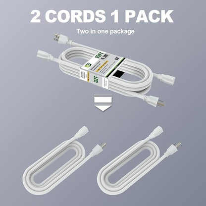 EP 2 Pack 15 Ft Outdoor Extension Cord - Image 3